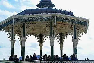Brighton Beach Bandstand, Brighton UK, 1884