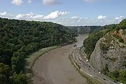 Image 5The Avon Gorge, the historic boundary between Gloucestershire and Somerset, and also Mercia and Wessex; Somerset is to the left (from Somerset)