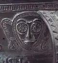 Anthropomorphic design on Bronze Age drum, Bali