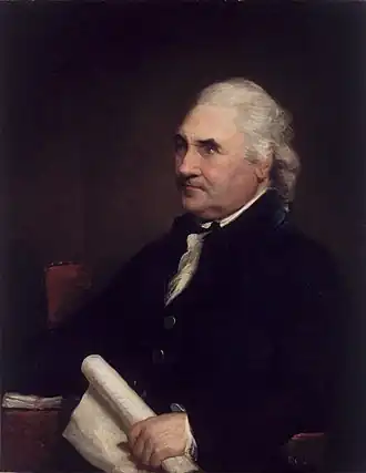Gilbert Stuart, Portrait of Isaac Barré, 1785