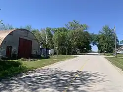Brooks from Ginkgo Avenue facing north
