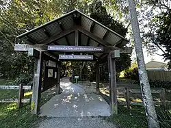 Entry to the Brunswick Valley Heritage Park, 2025