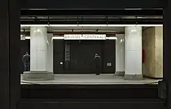 Sign seen from platform 3