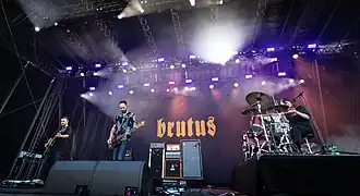 Brutus performing at Rock am Ring in 2023