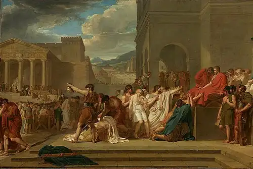 Brutus Condemning His Sons to Death, 1788 (Clark Art Institute) [8]