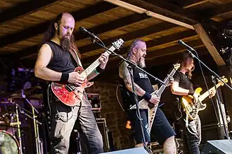 Bucovina performing at Dark Troll Open Air in 2017