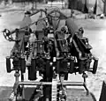M-4 quadruple anti-aircraft machine gun mount (rear view)