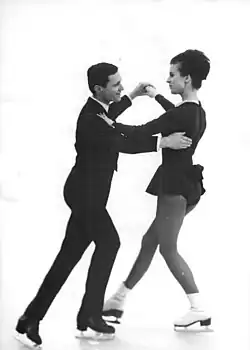 Annerose Baier and Eberhard Rüger at the 1966 East German Championships