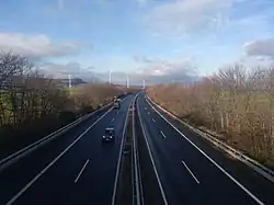 Bundesstraße 6 north of Harlingerode.