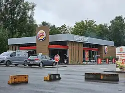 A Burger King restaurant in Fontaine-l'Évêque, Belgium