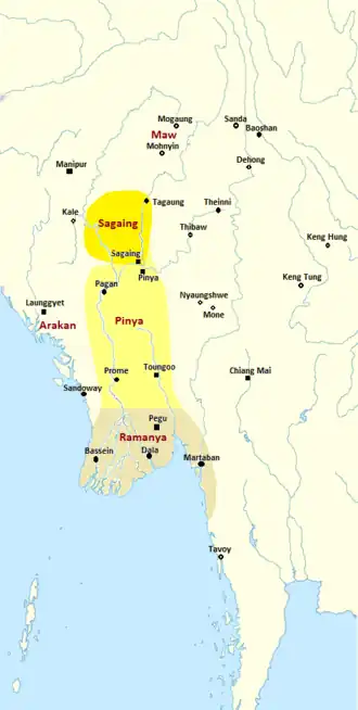 Sagaing kingdom c. 1350