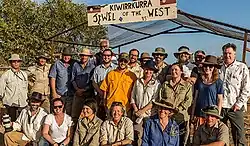 Bush Blitz team at Kiwirrkurra Indigenous Protected area in the Gibson Desert WA.