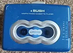 Bush personal cassette player with MW/FM