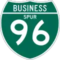 Business Loop Interstate 96 marker