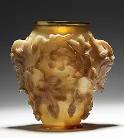 The Rubens Vase, carved in high relief from a single piece of agate, 4th century