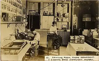 Printing room, photo department