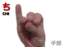 指文字: ち CHI
