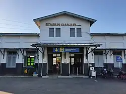 The departure entrance of Cianjur station