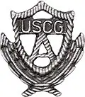 U.S. Coast Guard Auxiliary Past Officer Badge