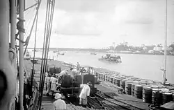 Royal Dutch Petroleum dock in the Tarakan, North Kalimantan