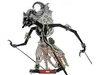 Wayang Kulit (Shadow Puppet) Gatot Kaca, Tropenmuseum Collections, Indonesia, before 1914