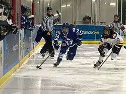 A game between the Boston Blades and Toronto Furies in the 2015-16 season