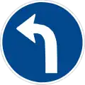 C 2c: Turn left ahead