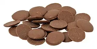 A collection of Cadbury Dairy Milk Buttons