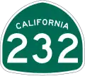 State Route 232 marker