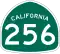 State Route 256 marker