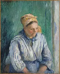 Camille Pissarro, Washerwoman, Study, 1880. Metropolitan Museum of Art