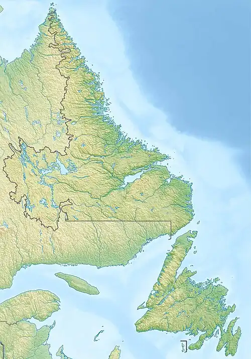 Kaumajet Mountains is located in Newfoundland and Labrador