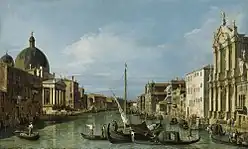 The Grand Canal with the Scalzi and S. Simeone Piccolo
