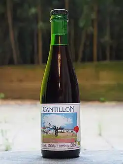 Kriek lambic Cantillon Anderlecht, Belgium