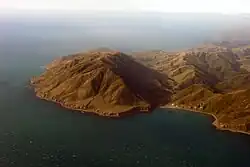 Cape Terawhiti, where the City of Dunedin sank