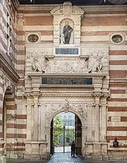 The Renaissance portal in the courtyard (16th and 17th c.)