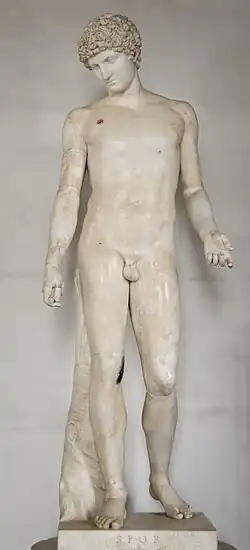 Capitoline Antinous (2nd century), Hall of the Gladiator of the Capitoline Museums.