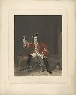Captain Macheath by Henry Liverseege,[98] mezzotint by William Ward, 1832.