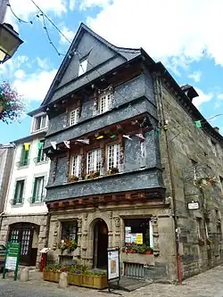 The 16th century house of the Seneschal, previously the tourist information office, now located at Vorgium