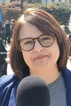 Carla Beck at rally.jpg