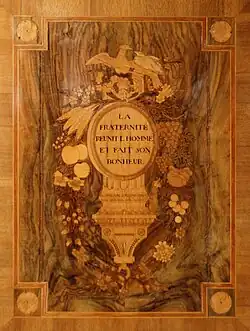 A buffet inlaid with Revolutionary slogans (18th c.)