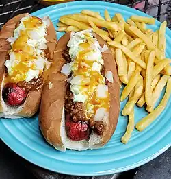 Carolina style hot dog