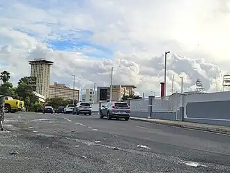 Southbound beginning of PR-16, leaving PR-1 interchange