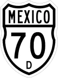 Federal Highway 70D shield