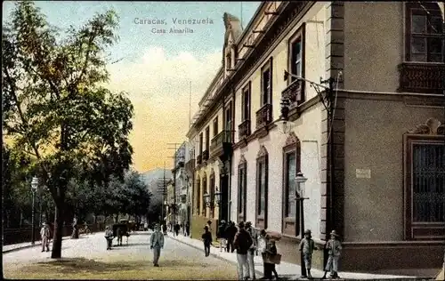 Postcard from 1904, with a side view of the Yellow House