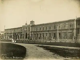 View of the Casa de Beneficencia y Maternidad de La Habana from San Lazaro