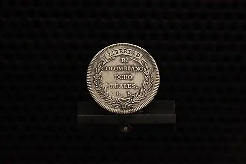 8 Colombian reales