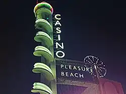 Casino Building at Night