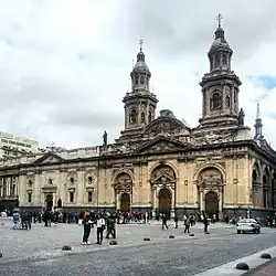 Santiago Metropolitan Cathedral, Chile (1748–1906) by Joaquín Toesca and Ignacio Cremonesi