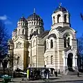 Nativity Cathedral, main Russian Orthodox cathedral of Riga